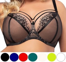 Bügel BH Übergröße breite Träger große Größen Spitze Gorsenia Damen Dessous