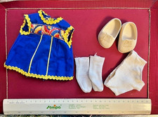 Puppenkleidung alt - ca. 1960