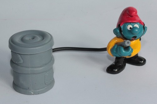 Figur schlumpf feuerwehr gelb - feuerwehr,