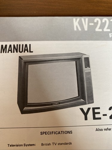 2216ub 615 sony - kv-2216ub, rm-615