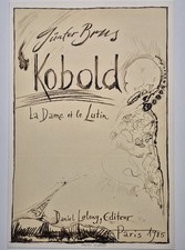 Günter Brus Lithografie 1985