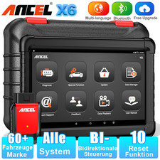 2025 ANCEL X6 Profi KFZ OBD2 Diagnosegerät ALLE SYSTEM Aktiver Test TPMS DPF EPB