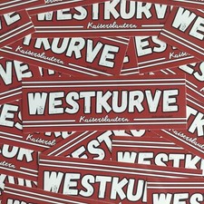 100x Kaiserslautern Sticker/