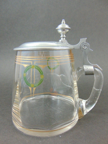 Jugendstil bierkrug - jugendstil,