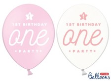 60 Stk Luftballon ONE rosa