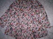 Zuckersüße geblümte "ZARA"Bluse/Hängerchen, naturfarben Gr.110-122