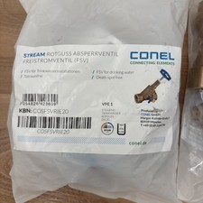 (Set 2 Stück)  CONEL Ventil Freistromventil DN 20 (1") PN