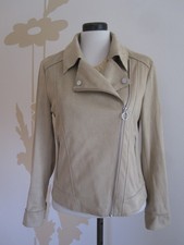 *s. Oliver*Jacke*Wildlederoptik*Biker*edel*beige*Gr.XS/34*NEU*OVP 80€*