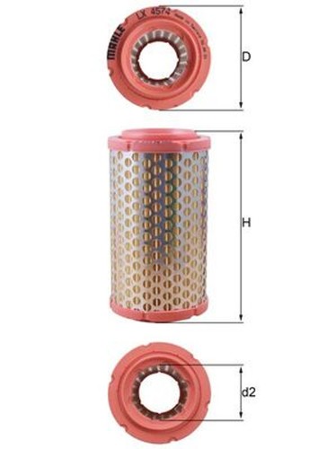 Luftfilter mahle 4574 - mahle,