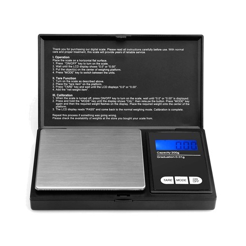 200g digitale taschenwaage - 200g,