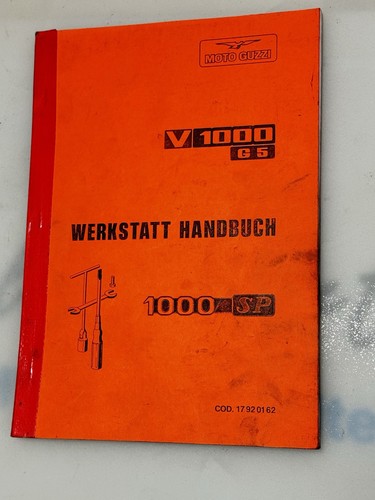 Werkstatt handbuch moto guzzi - moto,