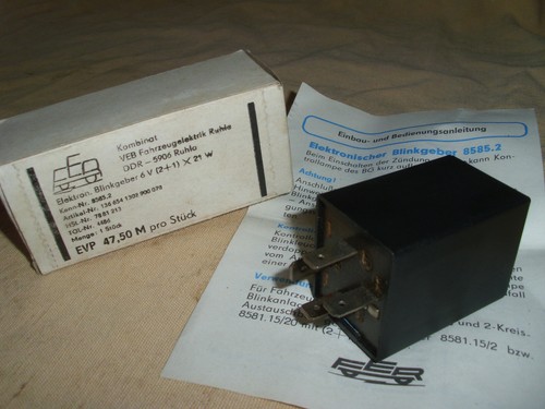 Blinkgeber elektronisch ddr - blinkgeber,