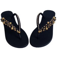 Embroidered Sandals | Beach -