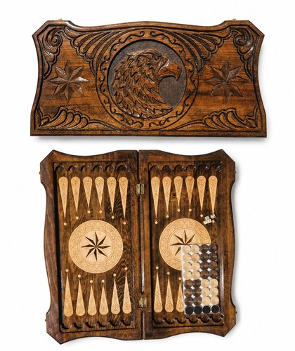 Backgammon nardy groß - nardy, 61x61cm