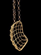 Vintage Hängekorb Sessel Rattan - Puppe / Teddy - 20x35 cm - 1970er