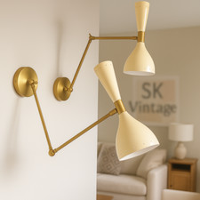 Metall Wandleuchter Mid