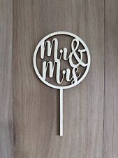 CAKE TOPPER Mr & Mrs Hochzeit