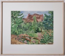Gemälde Aquarell Landschaft