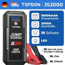 Topdon JS2000 Auto Starthilfe