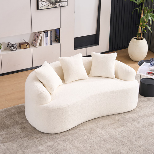 Sitzer sofa geschwungenes - sofa,
