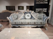 Dreisitzer sofa blau - dreisitzer,