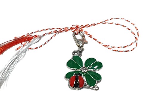 Martisor grünes kleeblatt aus - martisor,