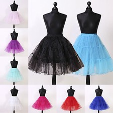 Petticoat Tüllrock Reifrock Tütü Ballettrock Unterrock Gr.34 bis 56 viele Farben