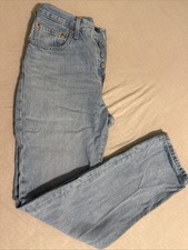 Levi's 501 Jeans W27 L30 High Waist Straight Leg Denim