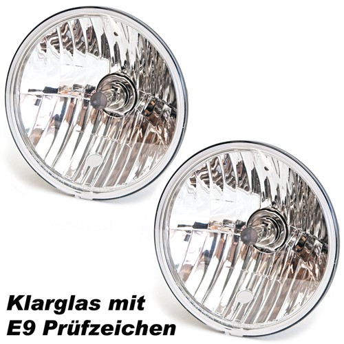 Scheinwerfer klarglas - 7",