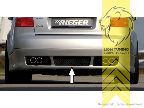 Rieger heckansatz heckspoiler - heckansatz,