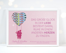 Geschenkidee personalisiertes Geldgeschenk zur Hochzeit für Brautpaar Ehepaar
