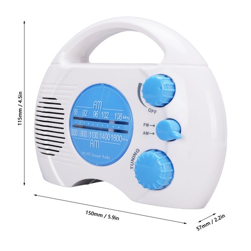 Dusche radio wasserdicht - (blau)dusche,