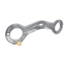 Aluminium Humbler - Hodenpranger mit Handschellen