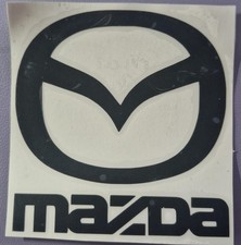 Mazda logo aufkleber schwarz - aufkleber,