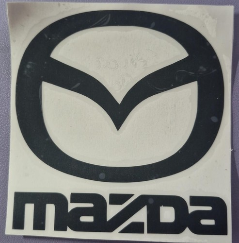 Mazda logo aufkleber - logo, schwarz