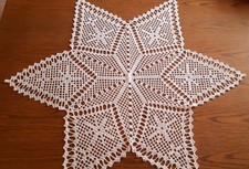 Weihnachtsstern Häkeldecke