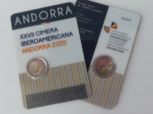 Andorra 2020 euro bu - 2, st