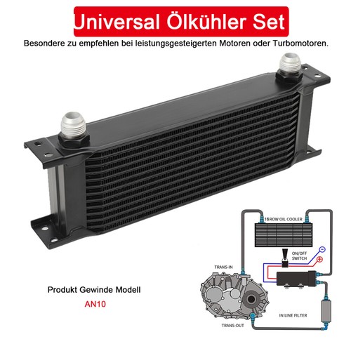 Universal ölkühler kit - universal,