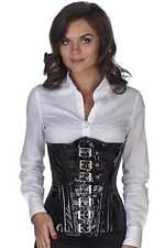Korsett Schwarz Lack Corsage