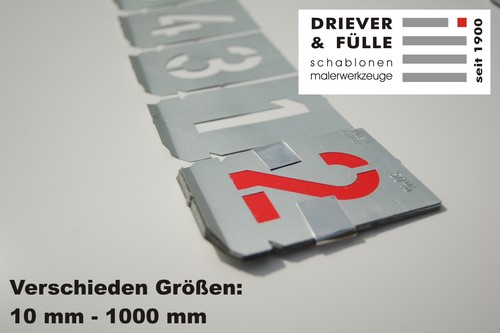 Signierschablonen zahlensatz - signierschablonen,
