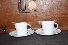 JURA IMPRESSA 2 Espresso Tassen mit Unterteller 60 ml weiß Espressotassen