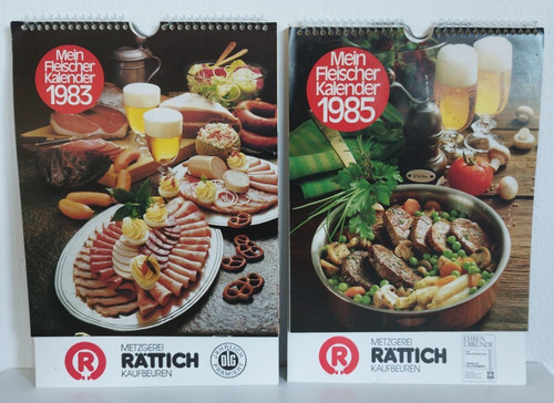 Alte fleischer kalender 1983 - 2,