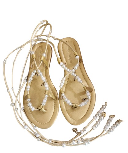 Cleo leather flat - leather, sandal