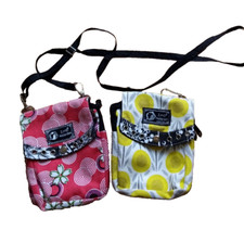 2x ZAND AMSTERDAM Handtasche Wie Neu passend für ZAND-Rock zum Einhaken rot+gelb