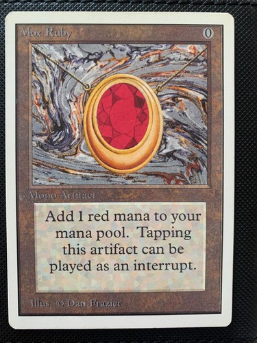 Mtg unlimited mox - mox, ruby