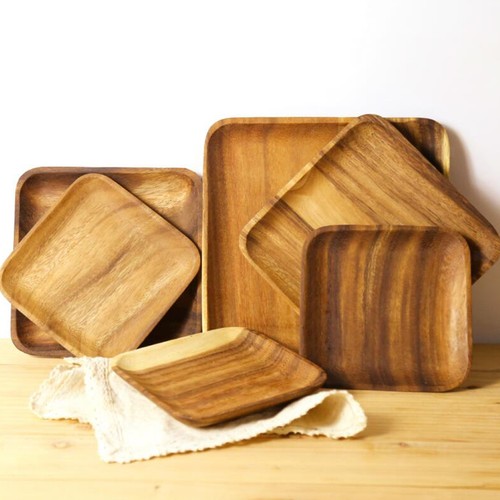 Holzteller servierplatte aus - servierplatte,