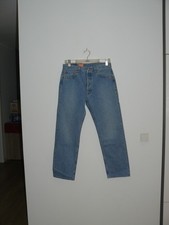 Levis 501 Jeans Gr W34L30 Blau