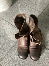 A.S.98 Airstep Biker Boots Damen Stiefeletten Leder Gr.38 Braun