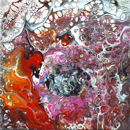 Original acrylbild fluid - original,
