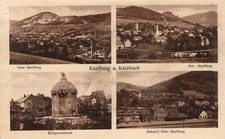 110/598 AK OBER - KAUFFUNG KATZBACH BAHNHOF  HIRSCHBERG SCHLESIEN
